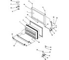 Amana TH18S3W-P1195304WW freezer door diagram