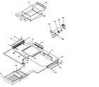 Amana TY18S4L-P1195305WL cabinet shelving diagram