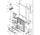 Amana TR25S5-P1196402WW refrigerator door diagram