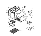 Amana CC12HRE1-P1133372N cabinet assembly diagram