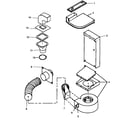 Amana CC12HRW1-P1133372N ventilation parts diagram