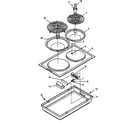 Amana CC12HRE1-P1133372N open coil cooktop cc1ef/wf (large element in front) (/grille) diagram