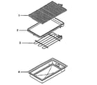 Amana CC12HRW1-P1133372N grille and griddle cc7ls (grille shipped with unit) (/grille) diagram