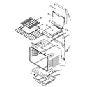 Amana AGS751L1-P1141273NL cabinet assembly diagram
