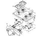 Amana AGS751L1-P1141273NL main top assembly diagram
