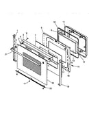 Oven door assembly