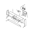 Amana AGS730W-P1141263NW backguard assembly diagram