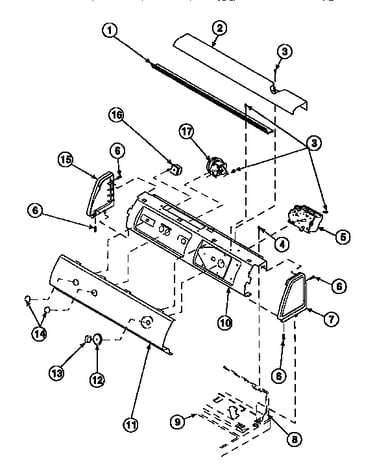 Graphic panel, control mounting plate and controls