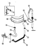 Drain hose and siphon break