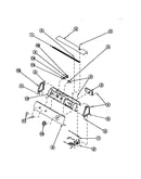 Graphic panel, control hood and controls (le8217w2/ple8217w2) (le8317l2/ple8317l2) (le8317w2/ple8317w2) (le8407l2/ple8407l2) (le8407w2/ple8407w2) (le8457l2/ple8457l2) (le8457w2/ple8457w2) (le8517l2/ple8517l2) (le8517w2/ple8517w2) (le8607l2/ple8607l2) (le8