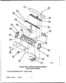 Graphic panel, control hood and controls (le8217w2/ple8217w2) (le8317l2/ple8317l2) (le8317w2/ple8317w2) (le8407l2/ple8407l2) (le8407w2/ple8407w2) (le8457l2/ple8457l2) (le8457w2/ple8457w2) (le8517l2/ple8517l2) (le8517w2/ple8517w2) (le8607l2/ple8607l2) (le8