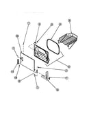 Loading door with drying rack (le8217w2/ple8217w2) (le8317l2/ple8317l2) (le8317w2/ple8317w2) (le8407l2/ple8407l2) (le8407w2/ple8407w2) (le8457l2/ple8457l2) (le8457w2/ple8457w2) (le8517l2/ple8517l2) (le8517w2/ple8517w2) (le8607l2/ple8607l2) (le8607w2/ple86