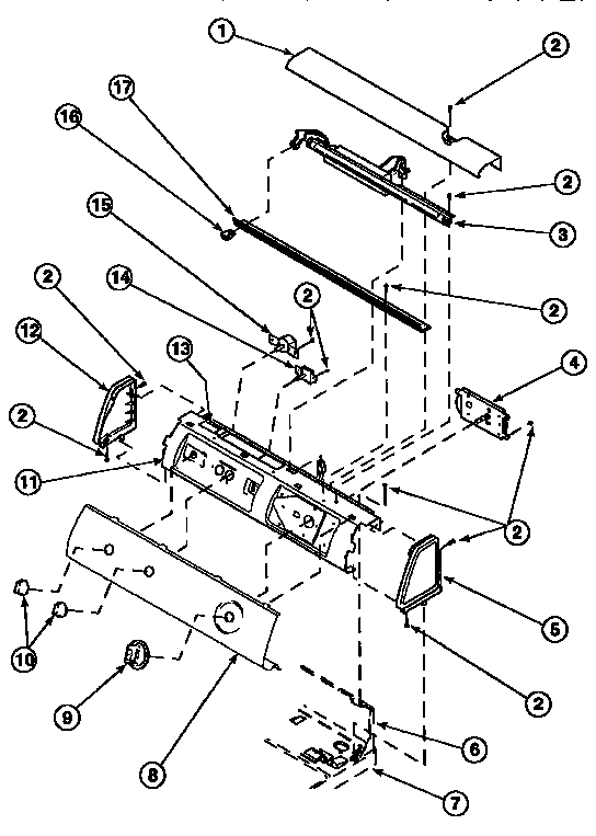 GRAPHIC PANEL, CONTROL HOOD AND CONTROLS