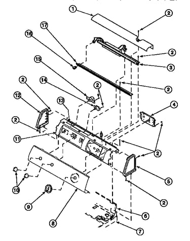 Graphic panel, control hood and controls
