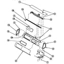 Amana LG8519L2-PLG8519L2 graphic panel, control hood and controls diagram