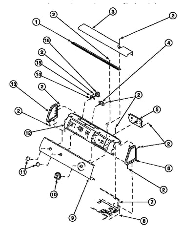 Graphic panel, control hood and controls (ce4317l2/pce4317l2) (ce4317w2/pce4317w2) (ce8317w2/pce8317w2) (ce8407w2/pce8407w2) (ce8517w2/pce8517w2) (ce9207w2/pce9207w2) (cg8409w2/pcg8409w2) (le4217l2/ple4217l2) (le4217w2/ple4217w2) (le4317l2/ple4317l2) (le7