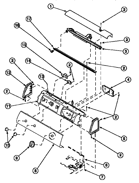 Graphic panel, control hood and controls (ce4317l2/pce4317l2) (ce4317w2/pce4317w2) (ce8317w2/pce8317w2) (ce8407w2/pce8407w2) (ce8517w2/pce8517w2) (ce9207w2/pce9207w2) (cg8409w2/pcg8409w2) (le4217l2/ple4217l2) (le4217w2/ple4217w2) (le4317l2/ple4317l2) (le7
