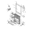 Amana TRI22S4W-P1196304WW refrigerator door diagram