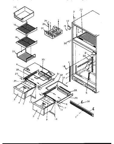 Cabinet shelving