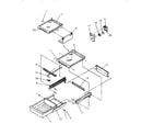 Amana TRI22S4W-P1196304WW cabinet shelving diagram