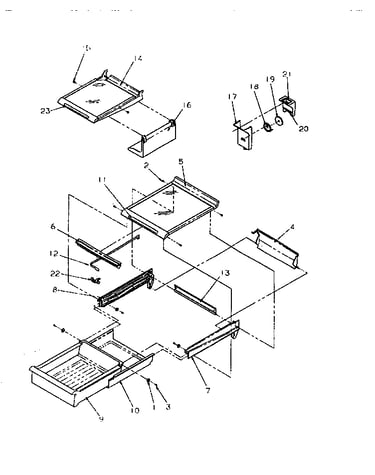 Cabinet shelving