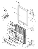 Refrigerator door