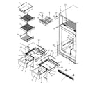 Amana TR21S4E-P1196104WE cabinet shelving diagram