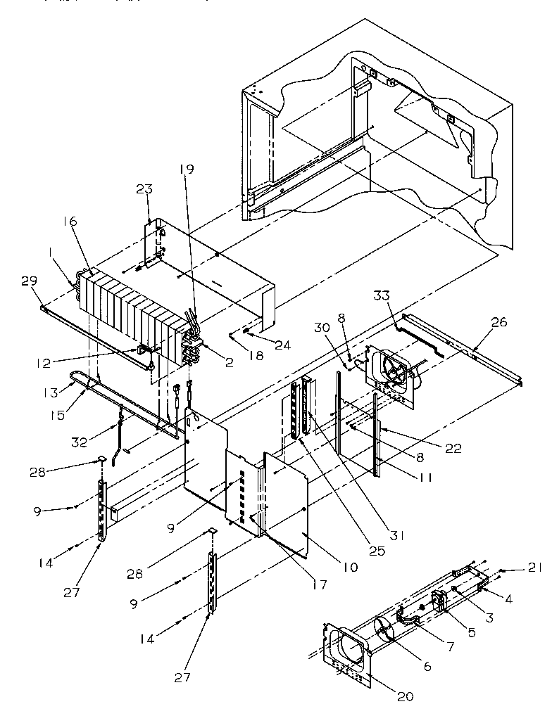 Evaporator area