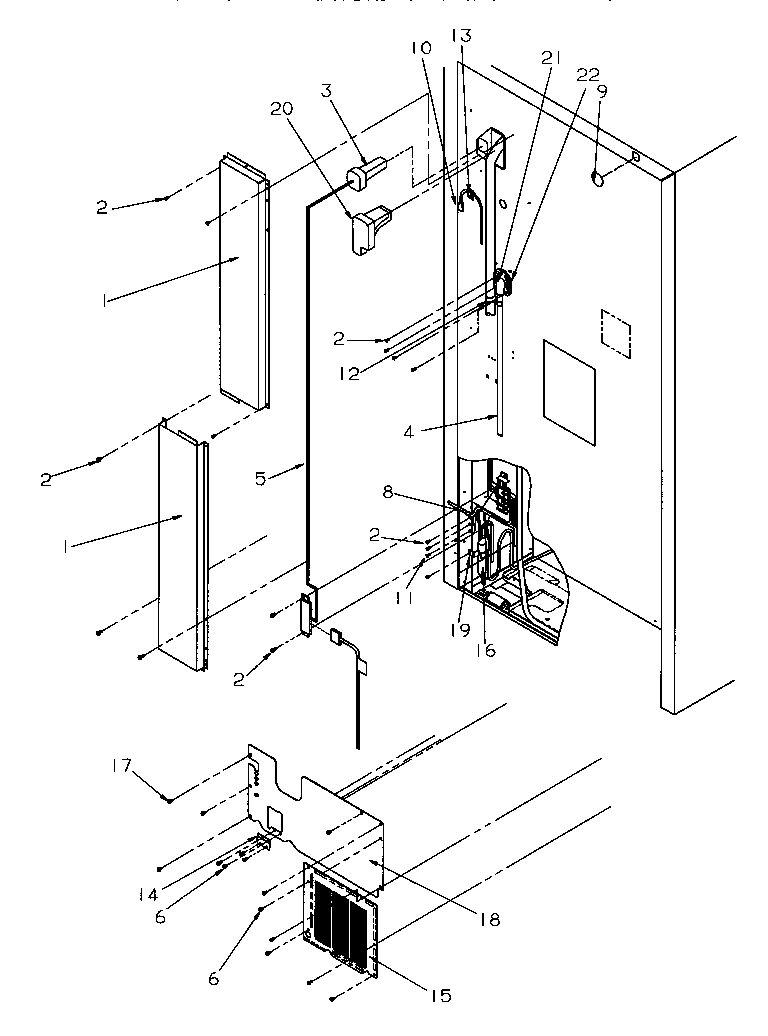 Cabinet back