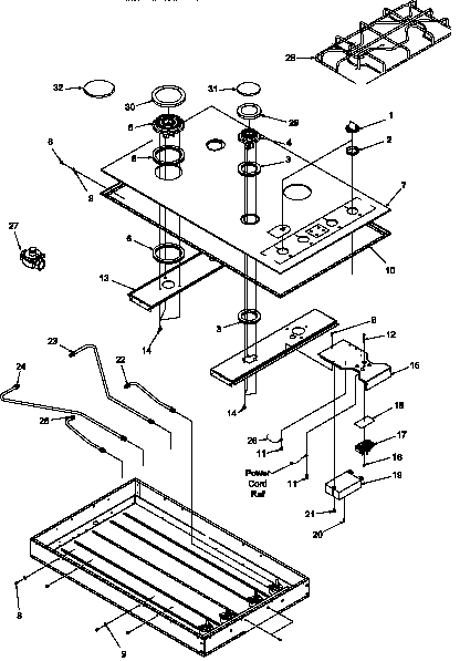 Cooktop assembly