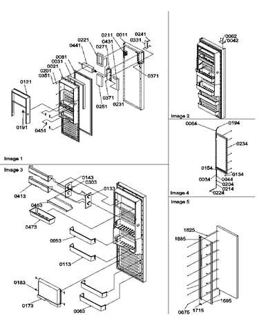 Refrigerator door