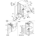 Amana SRDE27S3W-P1190602WW cabinet parts diagram