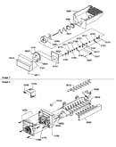 Ice bucket auger and ice maker parts