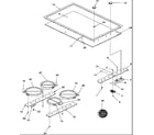 Amana AK2H30-P8597804S cooktop assembly diagram