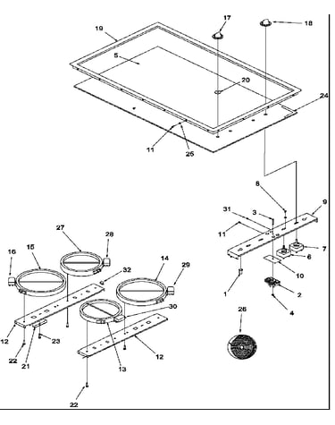 Cooktop assembly