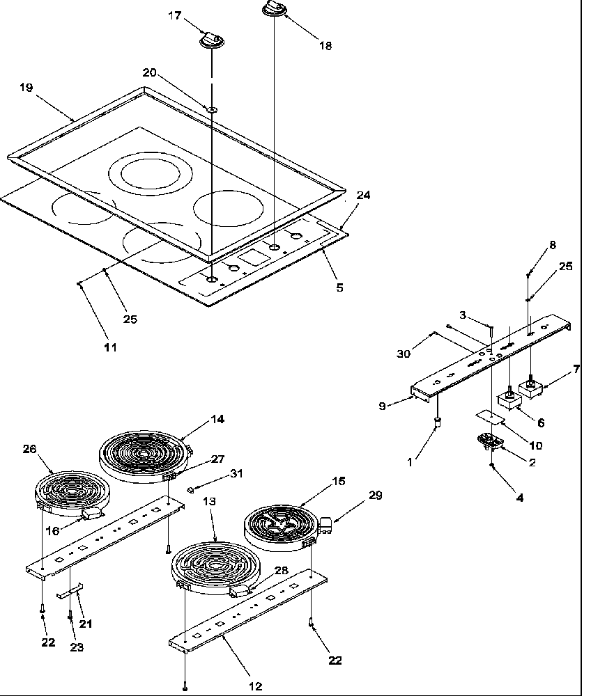 Cooktop assembly