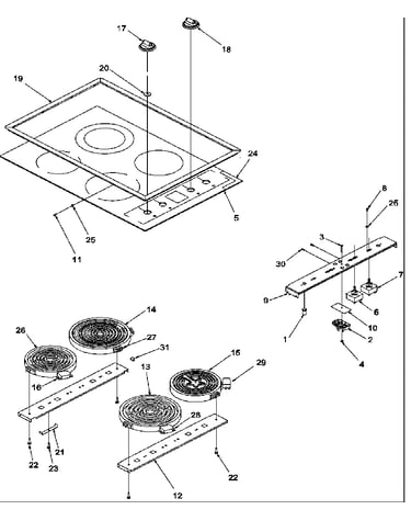 Cooktop assembly