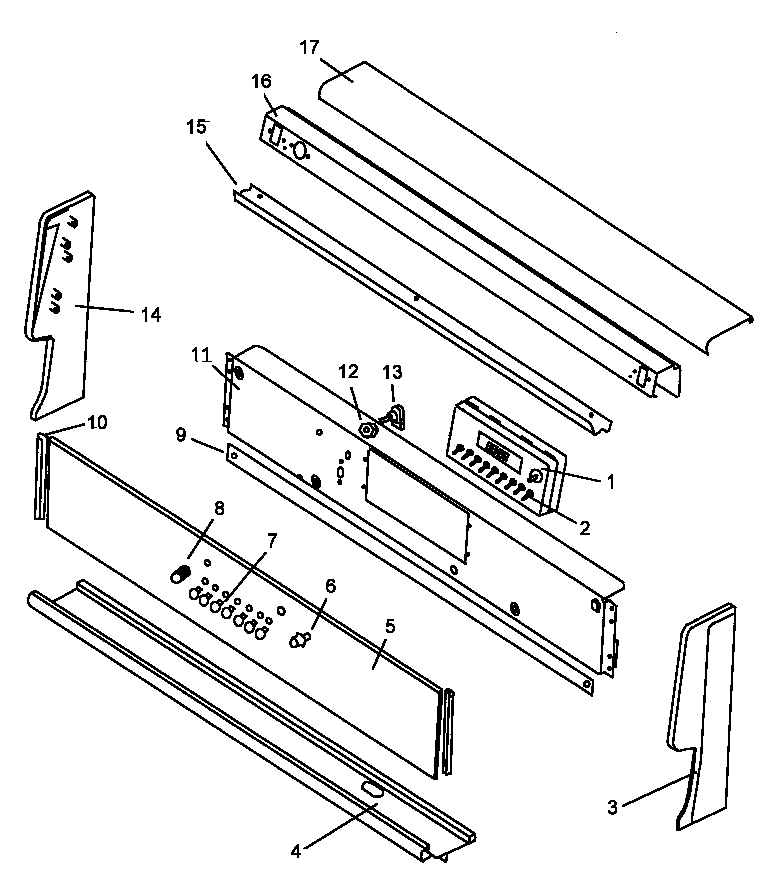 Backguard assembly
