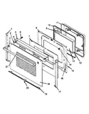 Oven door assembly