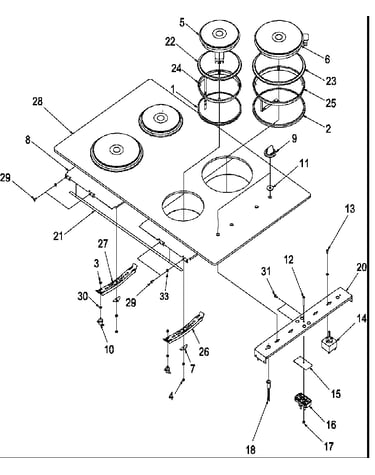 Cooktop assembly