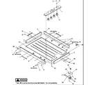 Amana CAKE30W2-P1155706S heater box assembly diagram