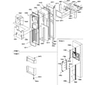 Amana SXD25S2E-P1190421WE freezer door diagram