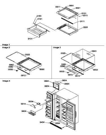 Crisper & deli assemblies and toe grille