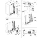 Amana SXD25S2L-P1190421WL cabinet back diagram