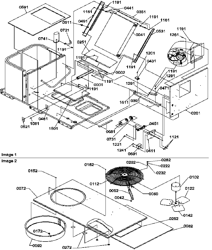Blower/top assy