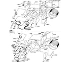 Amana PGC42B0902A/P1205406C blower diagram