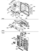 Ice & water cavity, electronic bracket,& toe grille