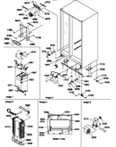 Drain system, rollers, and evaporator assy