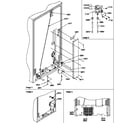 Amana SSD21SL-P1193908WL cabinet back diagram