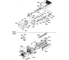 Amana SSD21SL-P1193908WL ice bucket auger and ice maker parts diagram